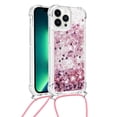 thumbnail image 4 of Funda FOXDOCK para iPhone 15 Pro Max con Cuerda Ajustable, Brillo Líquido, Protección Antigolpes y Lente – Ideal para Regalo, 4 of 6
