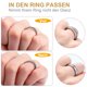 thumbnail image 4 of Reducción de tamaño de anillo, ajustador de anillos sueltos, tamaño de anillo invisible para fijación de anillos anchos, 4 of 4
