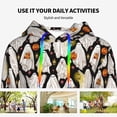 thumbnail image 4 of Haiem Different Ghosts for Men's Fashion Hoodies & Sweatshirts with Kangaroo Pocket,Hooded Sweatshirt with Eye-catching Drawstrings-X-Large, 4 of 7