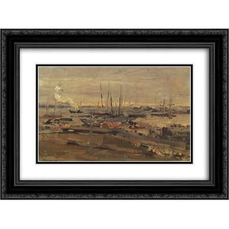 Konstantin Korovin 2x Matted 24x20 Black Ornate Framed Art Print 'Arkhangelsk '