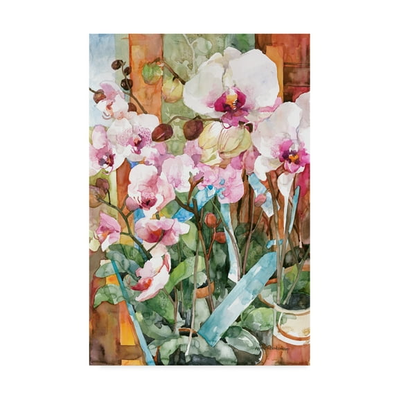 Trademark Fine Art 'Orchid Dance' Canvas Art by Annelein Beukenkamp