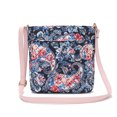 thumbnail image 4 of MKF Collection Lainy Cotton Women's Botanical Crossbody Bag, Designer Crossover Purse Handbag by Mia K - Blue, 4 of 9