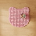 thumbnail image 2 of Mainstays Kids Area Rug, Light Pink Bear Bubble Fur, 4 ft x 4 ft, 2 of 4