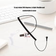 thumbnail image 4 of Earphone Cable, 360 Degrees Rotation  Talkie Headset Cable In Ear Design Noise Reduction  For 2.5mm Headphone Jack, 4 of 8
