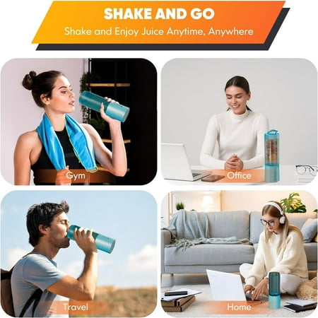 

SHZHYUESONGKJ Portable and Convenient Mini Blender: Ultra-Compact Design with 6 Powerful Blades for Shakes and Smoothies on-the-go Travel-Sized and USB Rechargeable Ideal for Office Gy