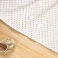 thumbnail image 5 of ZEHJUHAN Toddler Girls' Heart Embroidered Dress, Polka Dot Bubble Sleeve A-Line Dress with Back Buttons White，3-6M, 5 of 7