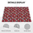 thumbnail image 4 of Bingfone Red Floral ,18" X 24"Dish Drying Mat For Kitchen Counter,Ultra Absorbent Microfiber, 4 of 9
