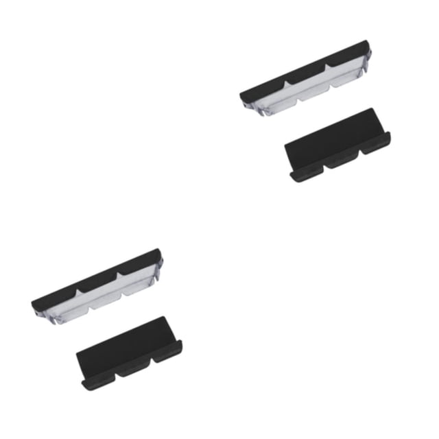 Bewildely Kit de toldo columpio resistente al agua duradero para silla columpio de jardín al aire libre negro Negro 2Conjunto