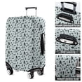 thumbnail image 5 of Light Blue Bigfoot and Tree Pattern Luggage Cover Fashion Suitcase Cover Baggage Covers Fit 25-28 Inch Luggage (Go Travel), 5 of 5