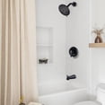 thumbnail image 3 of Wowow Single Handle 5-Spray Tub and Shower Faucet 1.8 GPM with High Pressure Showerhead in Oil Rubbed Bronze (Valve Included), 3 of 8