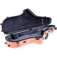 thumbnail image 2 of Crossrock Fiberglass Tenor Saxophone Case-Includes Accessory Pocket, Removable Shoulder Straps, TSA Lock-Spanish Pink, 2 of 6