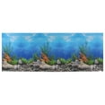thumbnail image 1 of Unique Bargains Aquarium Background Poster Double-sided Fish Tank Background Decorative Paper Sticker 83.46"x31.50", 1 of 7