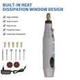 thumbnail image 4 of Scienceny ZD6000 Power Rotary Tool Cable de carga Powered Rotary Tool Kit múltiple para carpintería Corte Grabado Tallado Pulido Taladrado Esmerilado Herramientas y ferretería No.2 Scienceny TO005476-02, 4 of 6