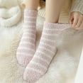 thumbnail image 4 of Dxzfnsa Womens Fuzzy Socks Women's Solid Color Fluffy Slipper Fleece Socks Winter Soft Warm Comfy Thick Socks, 4 of 8