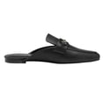 thumbnail image 3 of Mules Planos para Mujer DREAM PAIRS Negros con Hebilla y Punta Fina, 3 of 7