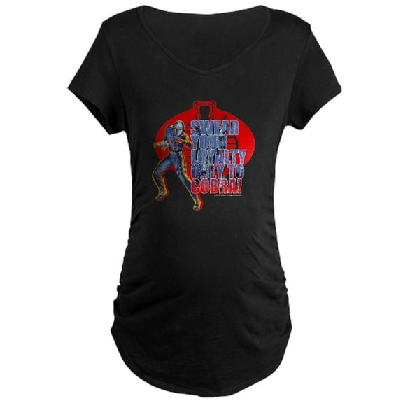 CafePress - Cobra Commander Maternity T Shirt - Maternity Dark T-Shirt