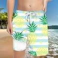 thumbnail image 2 of JUMEYU Boys Quick Dry Swim Trunks Boys Swim Trunks Bathing Suit Swim Shorts for Boys Swimming Trunks with Boxer Brief Liner Swimsuit Board Shorts Size 13-14 (Light Green,13-14 Years), 2 of 7