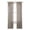 Silver, variant on 2-PC Set MR2 Silver color Rod Pocket Faux Silk Window Curtain Treatment, Set of Two (2) Solid Semi Sheer Panels 55" W x 84" L (Each)