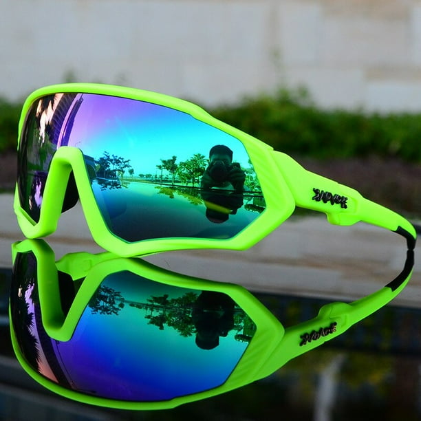 Kapvoe-Gafas de ciclismo para hombre y mujer, lentes fotocromáticas para deportes al aire libre, correr, Mtb, 1 lente qiuyongming unisex