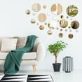 thumbnail image 5 of Clearance under $5! Wall Decals Kingtowag Mural Decals, Sticker Decoration Silver Sofa Mural Flower Home Wall Acrylic Wall Art Home Decor, Sofa Tv Background, 5 of 9