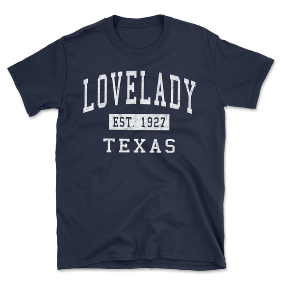 Lovelady Texas Classic Established Men's Cotton T-Shirt