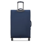 Securitech by Delsey, Rugged Softside 28 Checked Expandable Spinner Luggage, Navy