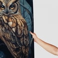 thumbnail image 3 of BCIIG Owl Moon Fantasy Bathroom Decor Set with Hooks 100% Polyester Elegant Chic Modern Shower Curtain 60"x72, 3 of 7