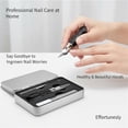 thumbnail image 2 of Black Anti-Slip Grip Gear Lock Nail Clipper Set with Ultra-Sharp Tips for Precise Access to Nail Grooves, Professional-Grade Manicure Tool,Wide Jaw Opening Slanted for Clippers Thick Nails (1set), 2 of 7