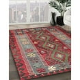 thumbnail image 3 of Ahgly Company Machine Washable Indoor Rectangle Traditional Khaki Green Area Rugs, 2' x 4', 3 of 7