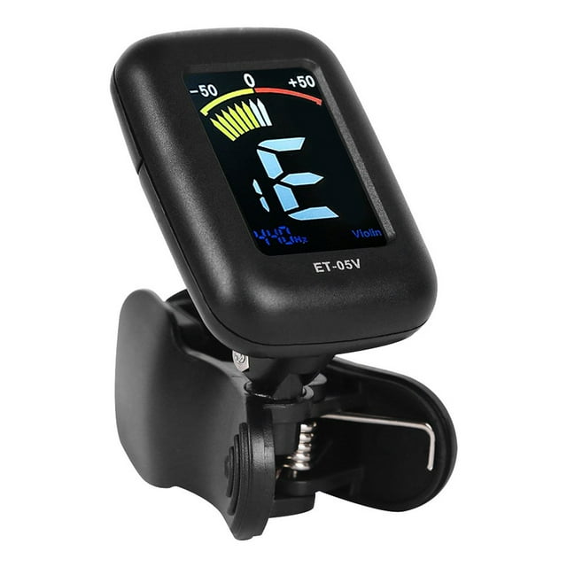 Tuner Violon Mini Tuner Électronique pour Violon Viola Cello Clip-on Tuner Portable Pièces Accessoires Violon Numérique
