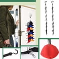 thumbnail image 2 of Home Cap Door Hanger New Holder Rack Baseball Organizer Storage Closet Hat Rack Tools & Home Improvement, 2 of 9