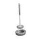 thumbnail image 4 of Escobilla de baño con soporte de secado de pie, limpieza de 360  degree, tamaño compacto, cepillo de limpieza de baño, estropajo de inodoro para baño RV Gris con base, 4 of 9
