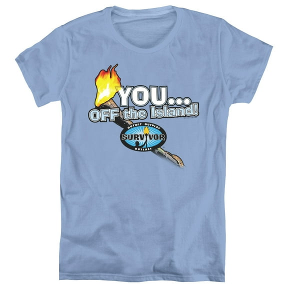 Survivor You Off The Island Women's T-Shirt Carolina Blue