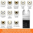 thumbnail image 4 of 10PCS Bi-metal Oscillating Multi Tool Saw Blades White and Black, 4 of 6