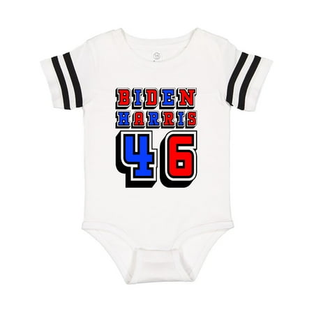 

Inktastic Biden Harris 46 Voting 2020 Red White Blue Gift Baby Boy or Baby Girl Bodysuit