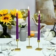 thumbnail image 4 of Zest Candle 12-Piece Taper Candles 10-Inch Purple, 4 of 5