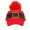 Red, variant on Christmas Baseball Cap with Furry Pom Pom, Red Adjustable Trucker Hat for Holiday Festivities, Fun and Casual Party Hat,Red