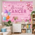 thumbnail image 6 of Breast Cancer Awareness Beautiful Backdrop Pink Ribbon October Breast Cancer Month Photography Background for Women Hope Faith Strength Courage Awareness Party Decorations Photo Booth Props, 6 of 8