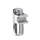 thumbnail image 3 of Soporte de ducha de galvanoplastia Soporte de rociador de mano ajustable Accesorio de sujeción de cabezal de ducha de baño AweSitey HA7551-00B, 3 of 6