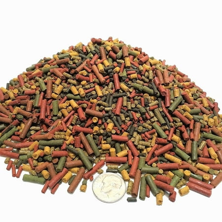Sinking Shrimp Pellets Aquatic Foods 7-type Sinking Sticks, Micro Sticks & Bits Blend for Crayfish, Shrimp - 1/8-lb…GB-20 TetraMin, New Life Spectrum, Hikari, Ocean Nutrition Bonus Bag Included. ()