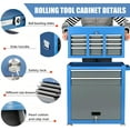 ZenZone 8Drawer Rolling Tool Chest with Wheels,Removable Tool Box