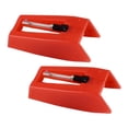 thumbnail image 1 of HEANUJJ 1Pair Red Replacement Needle Stylus for Gramophone with Perfect Rendition and Durable Materials, 1 of 8