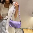 thumbnail image 4 of Bolso Informal Nailon para Mujer Hombro Sencilla Diaria 3 Uds. Color Morado, 4 of 8