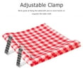 thumbnail image 4 of Triangle Tablecloth Clip Clips for Picnic Tables 20 PCS Cover Elasticity 430 Stainless Steel Outdoors, 4 of 6