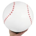 thumbnail image 3 of OHOIOLLA 2Pcs White Inflatable Baseballs PVC Material Lightweight Pool Balls for Summer Beach Activities, 3 of 7