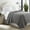 Gray, variant on 100% Cotton Blanket King Size Sage Soft Lightweight Breathable 108 x 90 inches