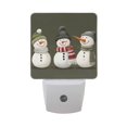 thumbnail image 6 of Yayeee LED Night Light for The Home Plug in With Light Sensors 2 Pack, Gray Cute Snowmen, 6 of 6