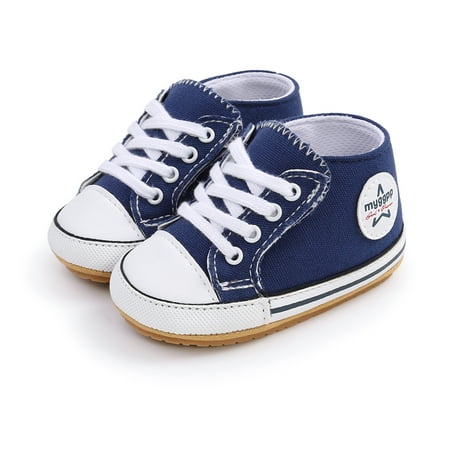 

Binpure Kids Canvas Shoes Unisex Letter Patterns Walking Shoes Footwear