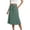 Green, variant on Ediodpoh Skirts for Women Mid Length Elastic High Waisted Solid Color Skirt for Versatile Casual Wear Midi Skirts for Women White S