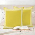thumbnail image 3 of Yellow Greek Key Outdoor Waterproof Pillow Covers, Geometric Greece Ancient Farmhouse Geo Decorative Square Throw Pillowcase Sofa Cushion Sham for Patio/Couch/Chair, 20"x20" 2 Pack, 3 of 8